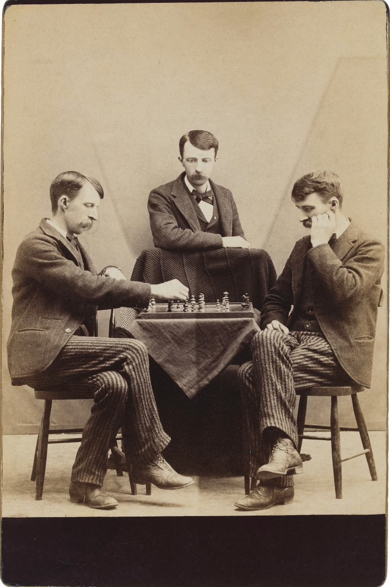 Unknown photographer Chess against myself